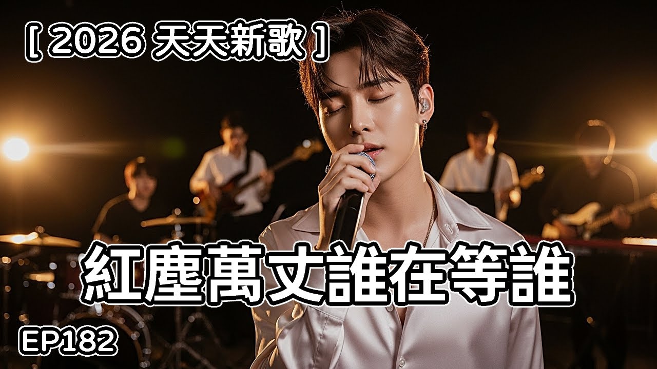紅塵萬丈誰在等誰  EP182  [ 2026天天新歌 ] AI/中文/流行歌曲/華語情歌/超有感染力     #中文 #情歌 #流行歌曲  #動態歌詞
