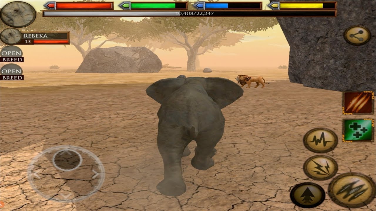Elephant VS Lion, Cheetah, Hippo, Rhino, Ultimate Savanna Simulator