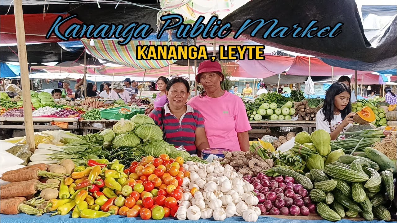 FULL WALKING TOUR   2024 !!! KANANGA PUBLIC MARKET  !!!  KANANGA, LEYTE