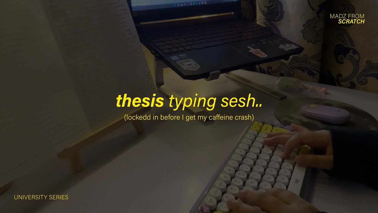 30 mins of pure keyboard typing ⌨️🫧 | study with me (no talking)