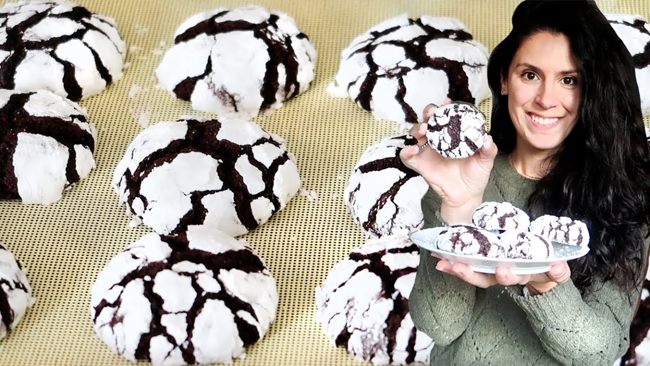DOMÁCÍ ČOKOLÁDOVÉ CRINKLES JAKO Z PEKÁRNY, JEDNODUCHÝ RECEPT, RECEPTY KROK ZA KROKEM