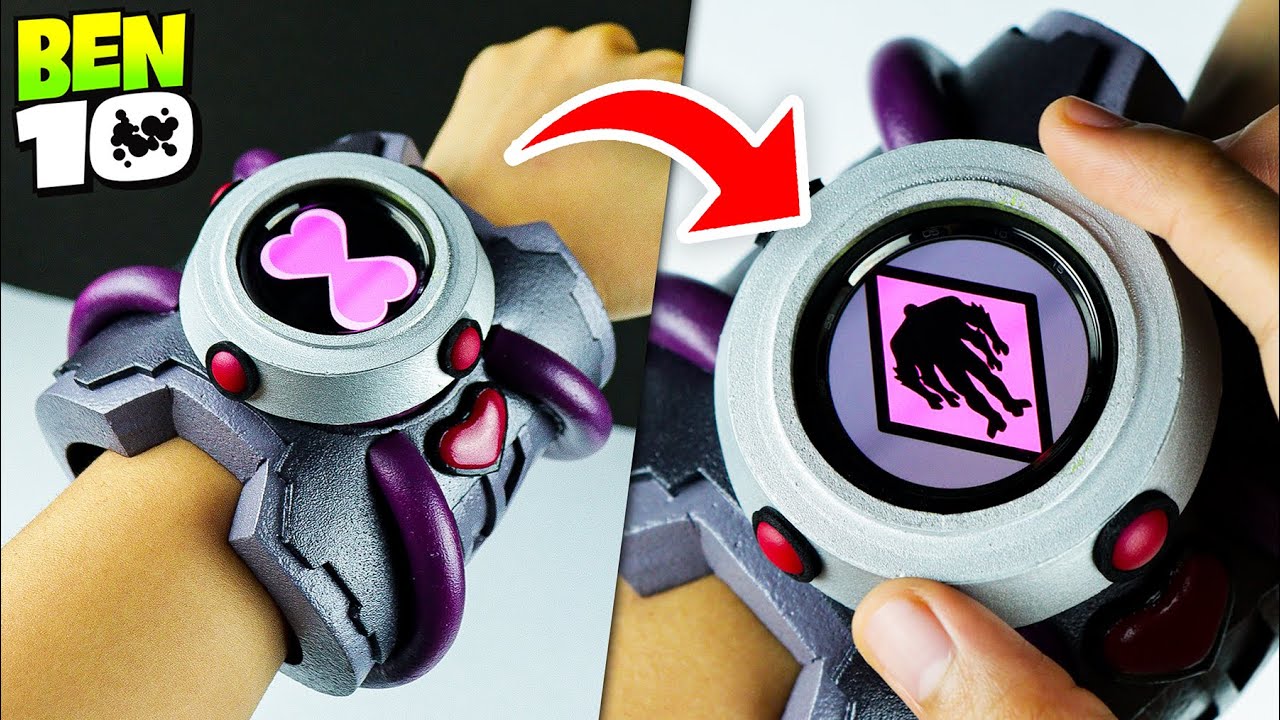 BEN 10 CHAQUETRIX | How To Make DIY Omnitrix +Free Template