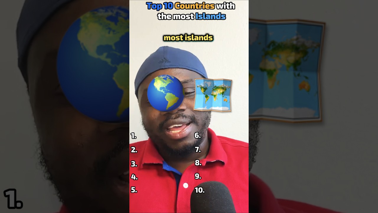 260K Islands: Country with most Islands #island #factshorts #top10facts
