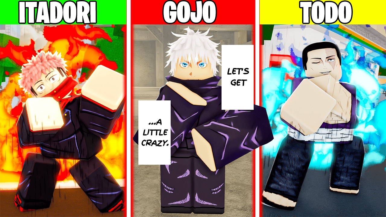 Тестирование каждого BLACK FLASH в Roblox Jujutsu Kaisen