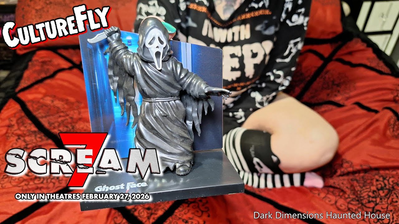 Scream 7 Horror Icon Action Figure Ghost Face by CultureFly 2026 Unboxing & Review Video 4K