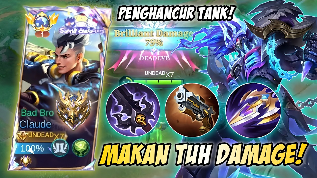 SAKING KESELNYA GW SAMA META FIGHTER GOLDLANE YANG GAK BISA MATI! LANGSUNG GW PAKE BUILD INI! | MLBB