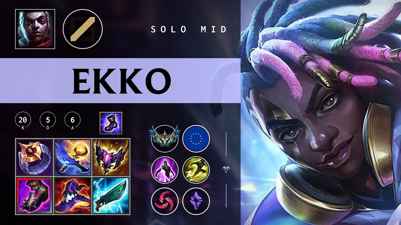 Ekko Mid vs Vex - EUW Challenger Patch 26.01