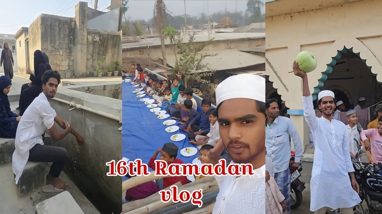 16th Ramadan jumma Mubarak full vlog...#lunngibhai #motalipbhai #explore ##vlog 