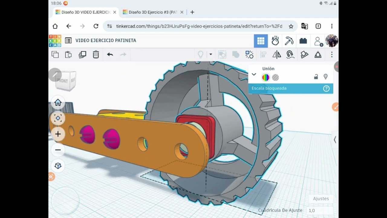 Ejercicio #3 (LA PATINETA)