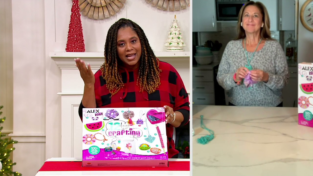 Alex DIY 12 Days of Crafting Kit with 101 Pieces on QVC