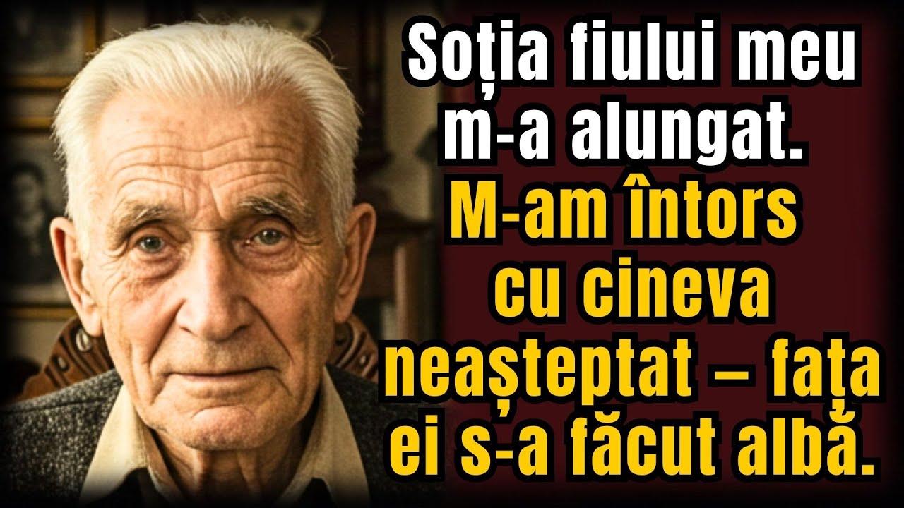Soția fiului meu m-a alungat. M-am întors cu cineva neașteptat — fața ei s-a făcut albă | Povești