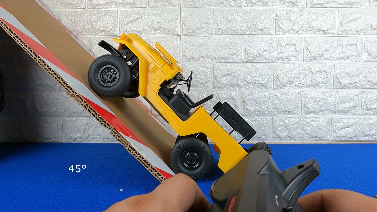 Unboxing Wpl C34 Low Cost 1/16 RTR 2 RC in 1 4wd Crawler Truck Off-road Car Proportional Controls