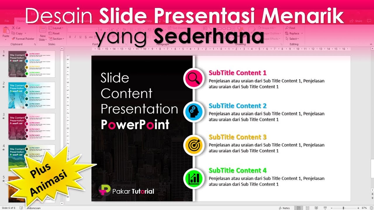 Tutorial Cara Buat Slide Presentasi PowerPoint yang Menarik