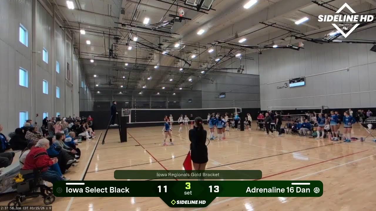 Adrenaline 16 Dan vs. Iowa Select Black (2026.03.15)