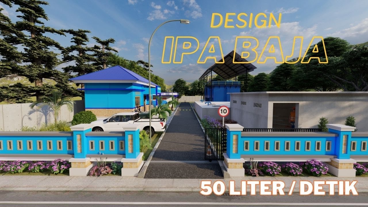 IPA Baja 50 Liter Per Detik Design SPAM Sistem Penyediaan Air Minum