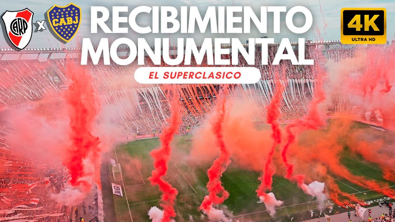 🔥RECIBIMIENTO HISTÓRICO de RIVER en EL SUPERCLÁSICO | River vs boca | 2024