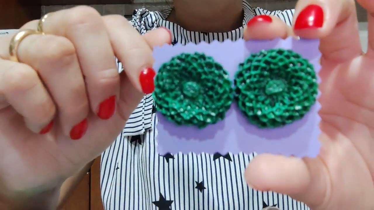 Video creazioni: orecchini in pasta di bicarbonato 😍🥰