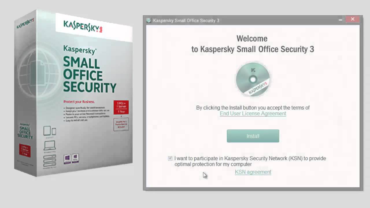 How to install Kaspersky Small Office Security 3