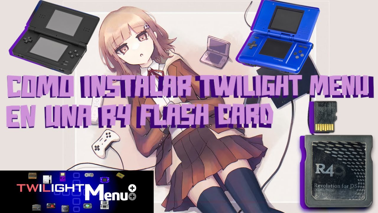 COMO INSTALAR TWILIGHT MENU EN UNA TARJETA R4 FLASHCARD