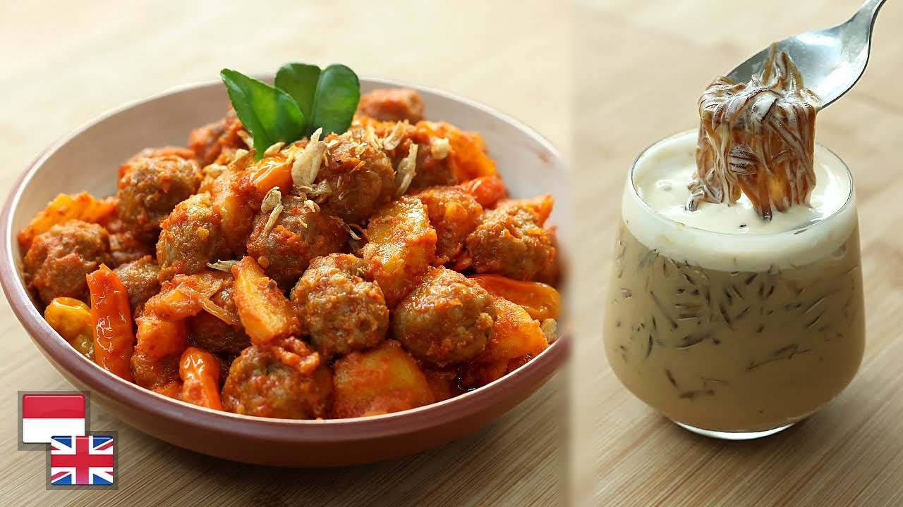 Resep BALADO BOLA DAGING & ES KOPI JELI