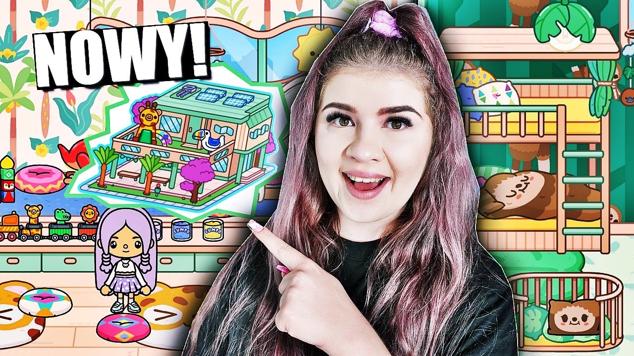 OCENIAM NOWY DODATEK W TOCA BOCA! 💜 URZĄDZAMY ŻŁOBEK 💜