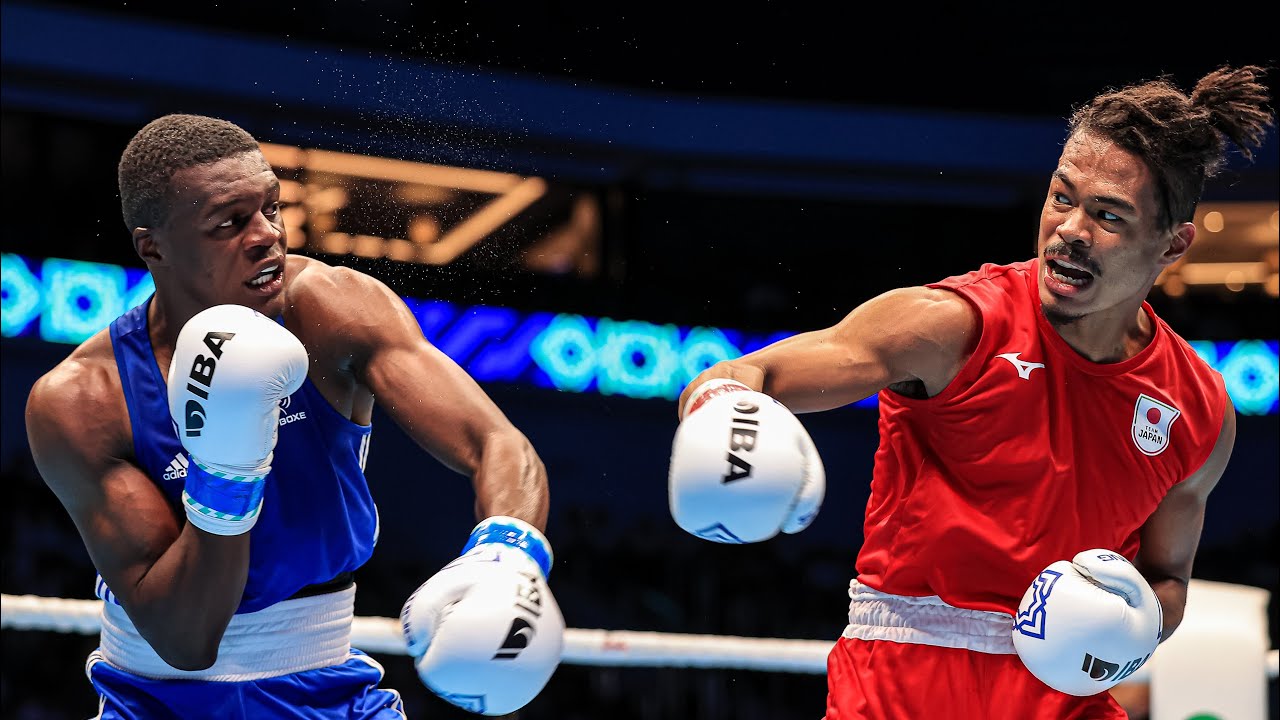 Sewonrets Okazawa (JPN) vs. Makan Traoré (FRA) IBA World Boxing Championships 2023 (71kg)