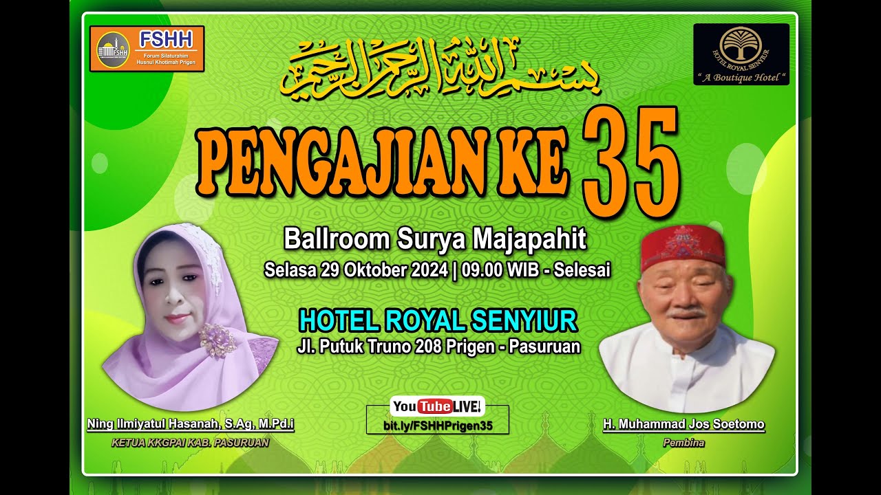 FSHH Prigen | Pengajian Ke 35