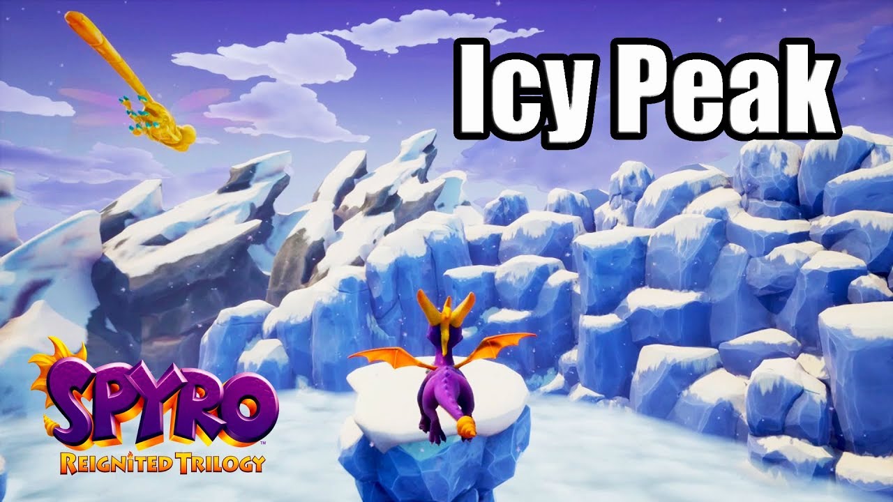 SPYRO REIGNITED TRILOGY [PS4 PRO] Gameplay - Icy Peak Level (SPYRO: YEAR OF THE DRAGON)