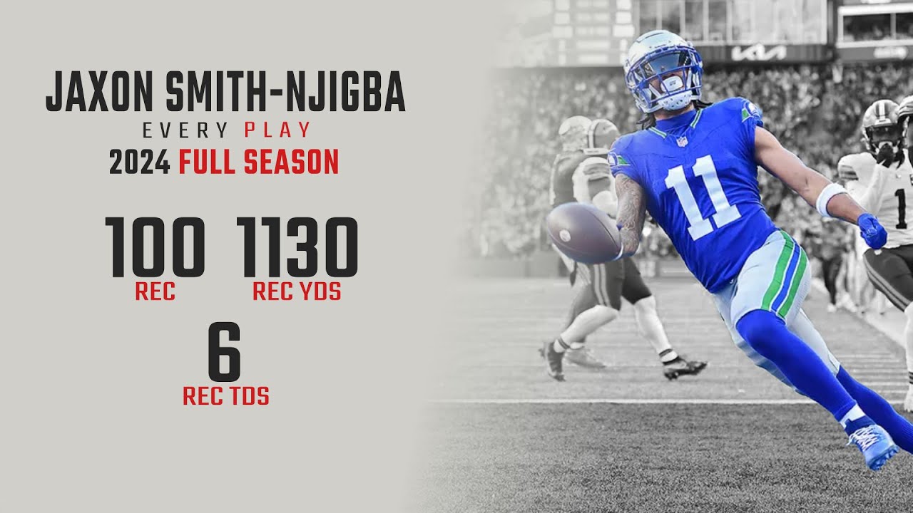 Jaxon Smith-Njigba 2024 Highlights | Every Target and Catch