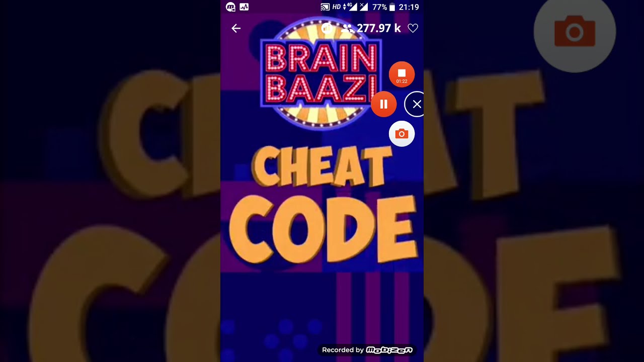 BRAIN BAZI CHEAT CODE 22 APRIL 9PM MEGHA 1 LAKH RUPEES WIN