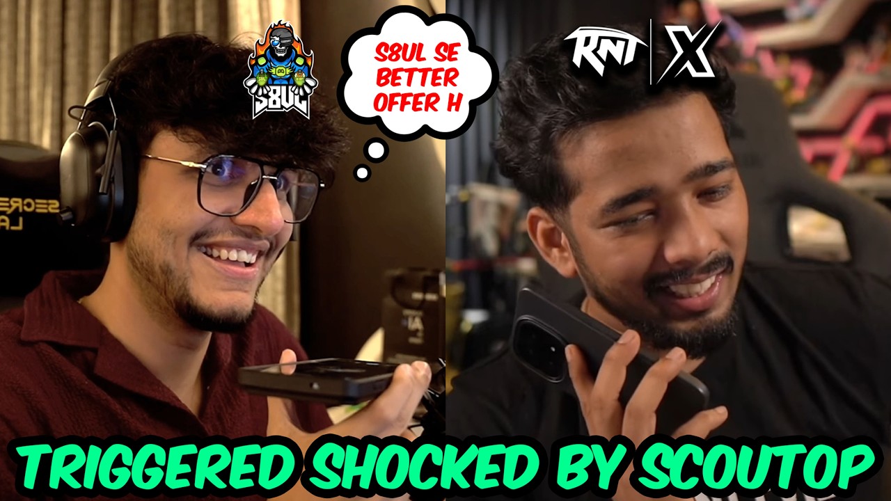 Scout Reacts to Triggered Insaan Leaving RNTX for S8UL Offer (Prank Call)