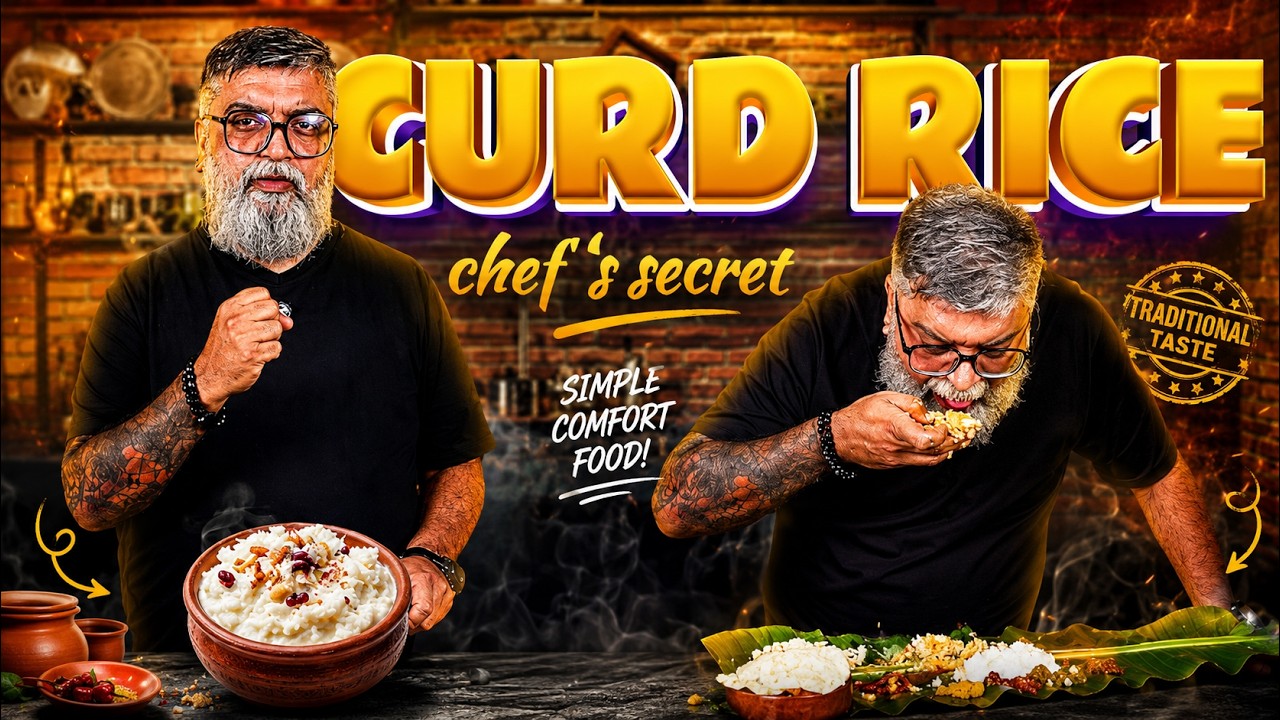 THE ULTIMATE CREAMY CURD RICE! 🤯 (Mad Chef Style South Indian curd rice) | Mosaranna | Chaddannam