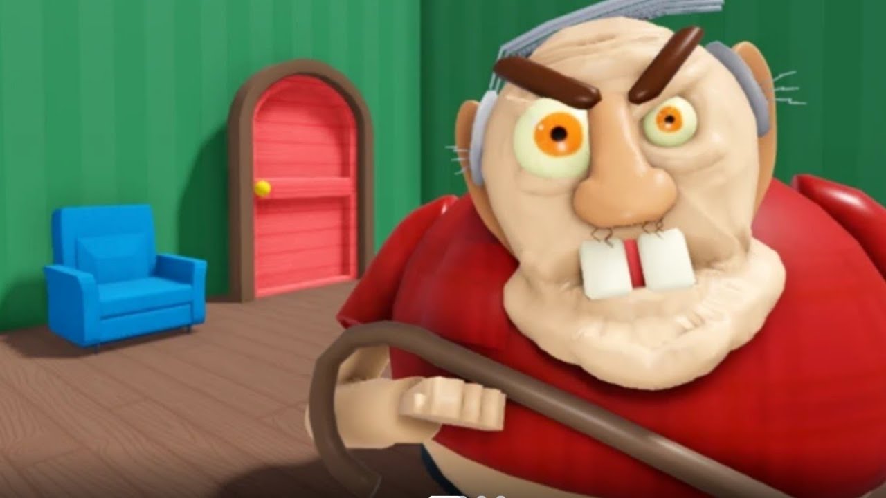 🚨ESCAPING EVIL GRANDPA obby in ROBLOX 💥🚨 