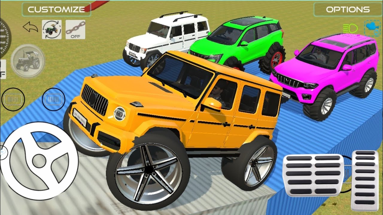 Drive Dumper and Unloading Stone From Dumper Truck in Game🔥 #scorpio #fortuner#4x4 #thar #gameplay