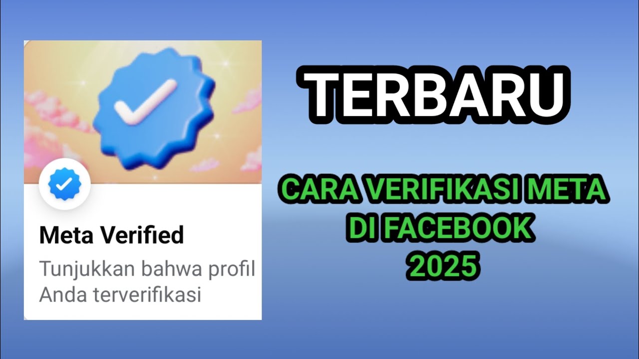 cara verifikasi meta di facebook | cara verifikasi meta di facebook gratis