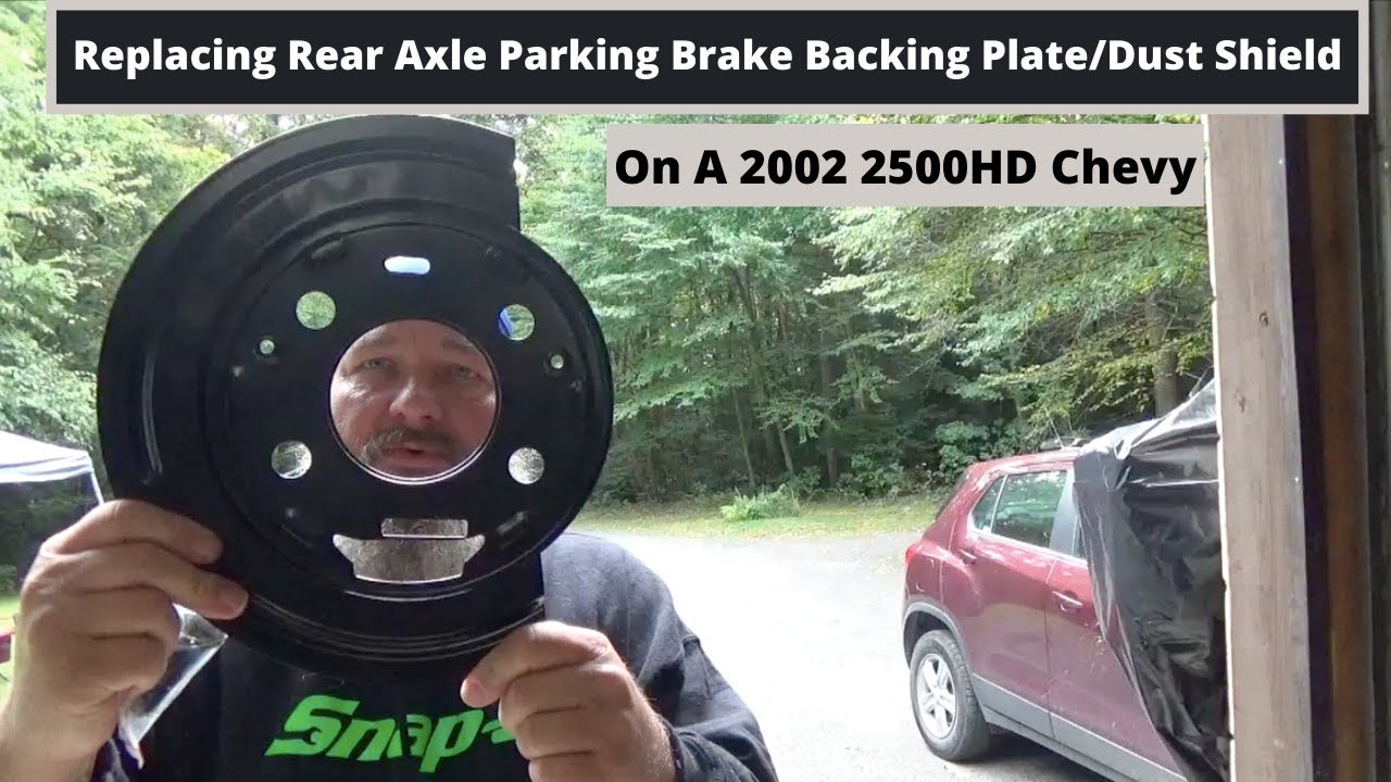 Dust Shield/Backing Plate Replacement on Rear Axle on A 2500HD  Chevy