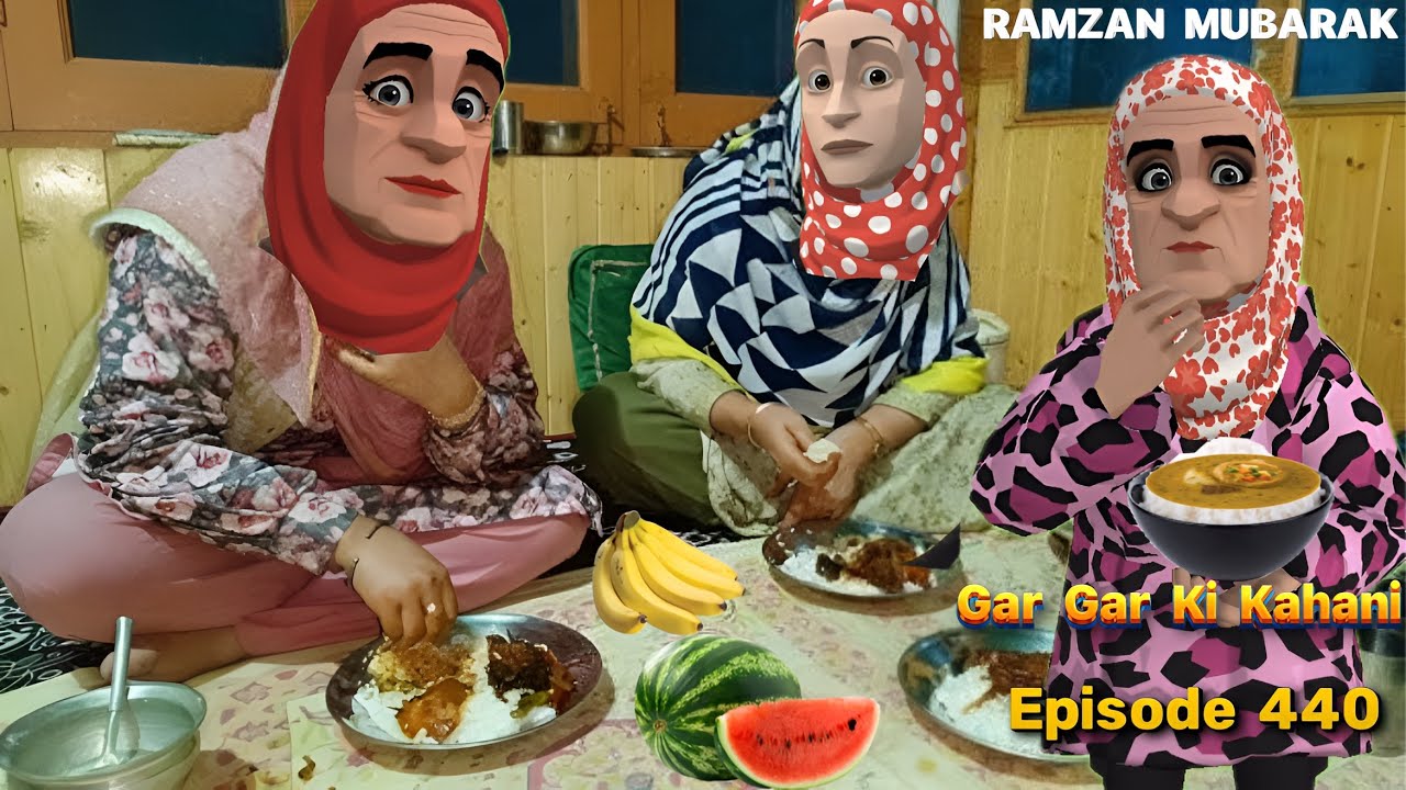 GAR GAR KI KAHANI | SAJU DARLING | EP 440 KASHMIRI CARTOON DRAMA