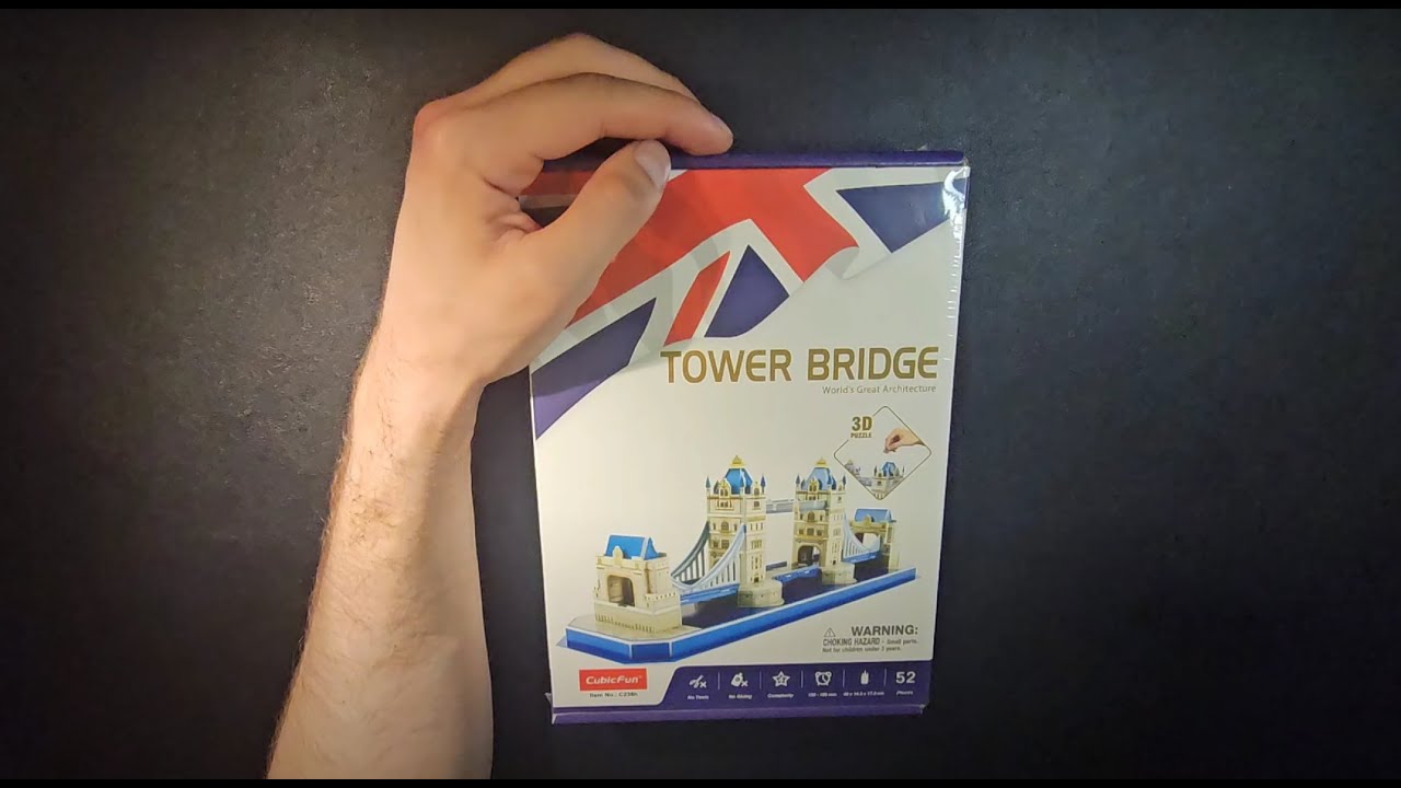 🧩 3D Puzzle — Tower Bridge | Легендарный Лондонский мост в миниатюре!