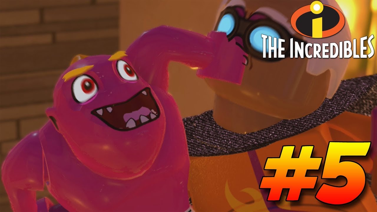 LEGO The Incredibles Gameplay Walkthrough PART 5 - BABY JACK JACK IS GETTING MAD