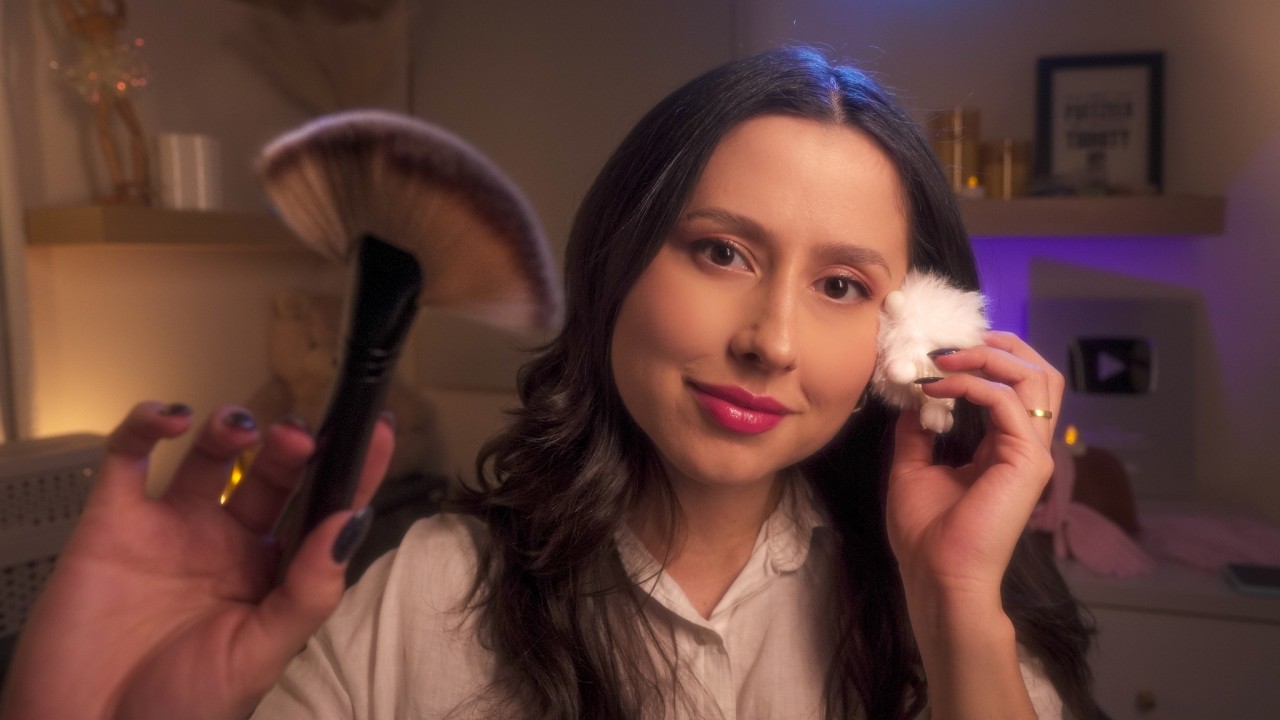 Brushing Your Mind to Sleep 💤🌧️ ASMR + Rain