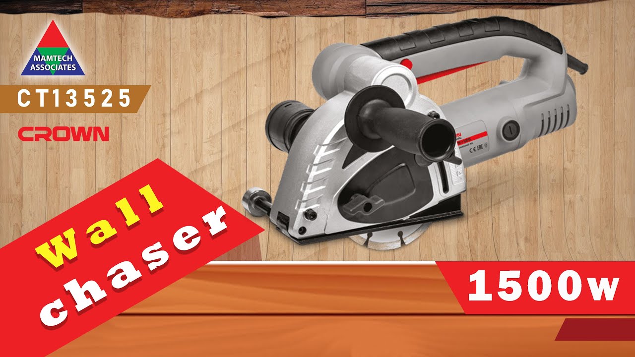 How To Use Wall Chaser | Crown | CT13525 | Mamtech Associates