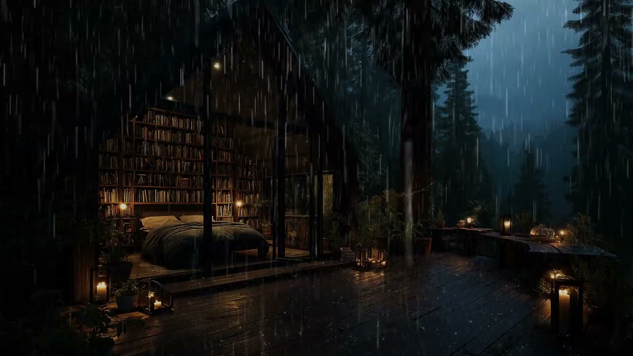 🌧️ Deep Forest Rain at Night – Natural Ambience for Sleep, Insomnia Relief & Peaceful Relaxation 🌿