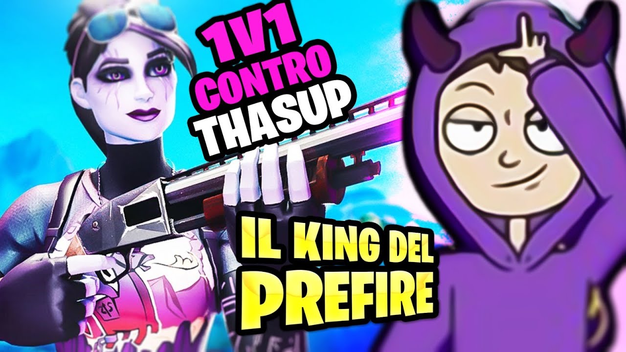 1V1 CONTRO THASUPREME IL KING DEL PREFIRE. Forntite ITA