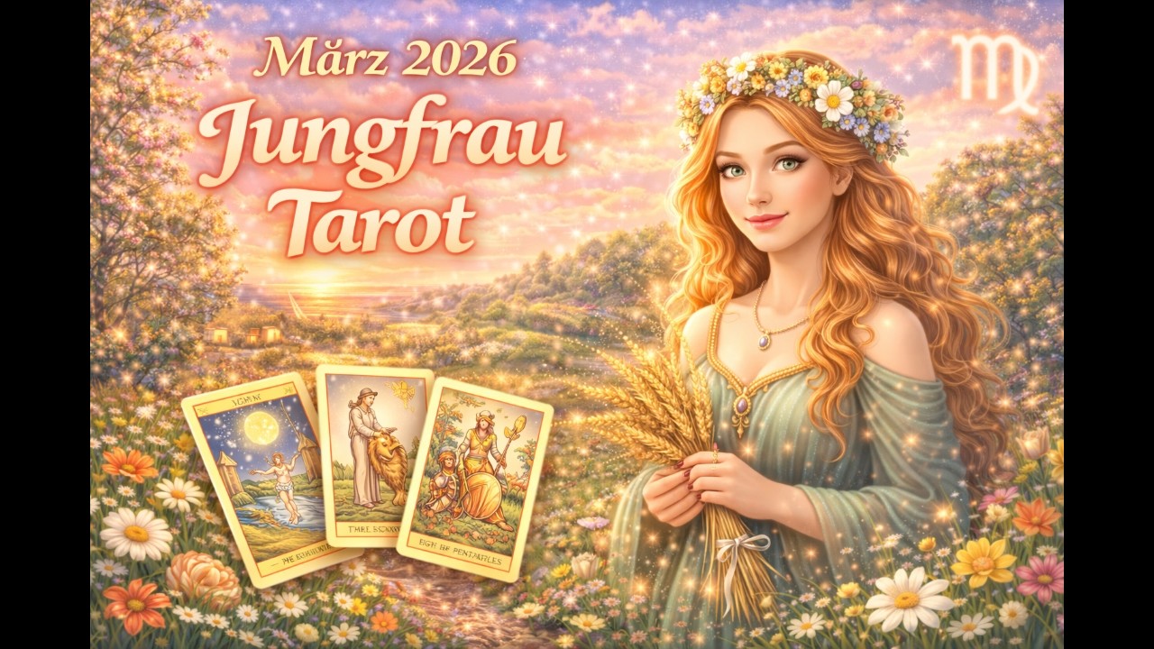 Jungfrau ♍️ Tarot ♍️ März 2026. Dein Herz entscheidet – und das Universum liefert.