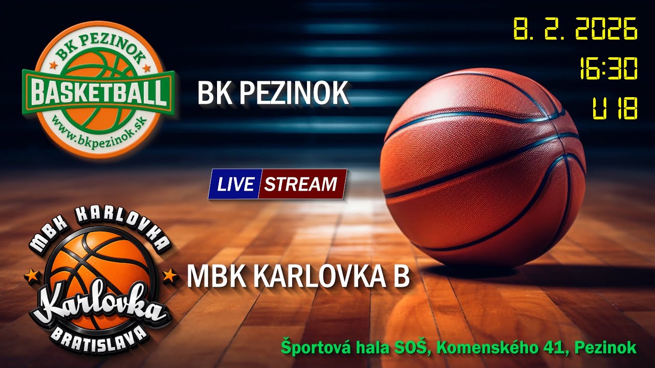 U18 | BK PEZINOK - MBK KARLOVKA B 77 : 74