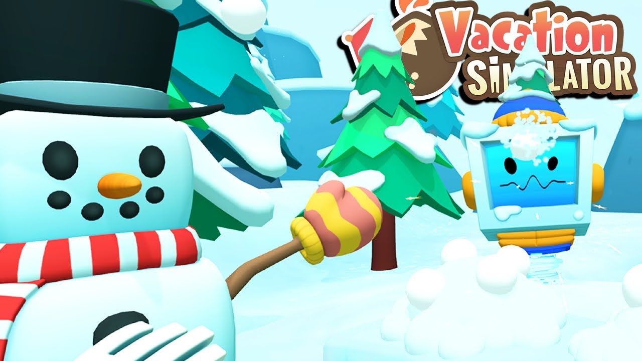 TAKING A SNOWY MOUNTAIN VACATION! (Vacation Simulator VR Gameplay) New Job Simulator HTC Vive Game
