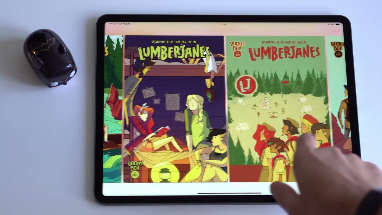 Enjoy your comics covers with YACReader for iOS