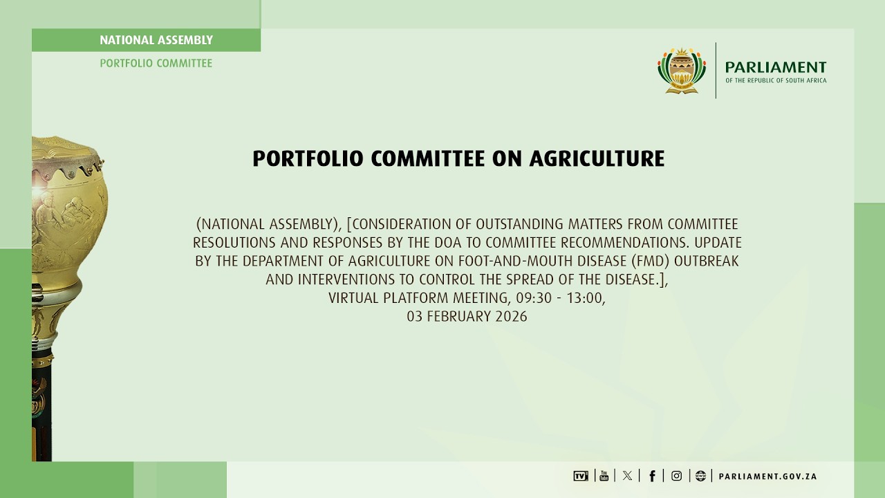 Portfolio Committee on Agriculture, 10 February 2026