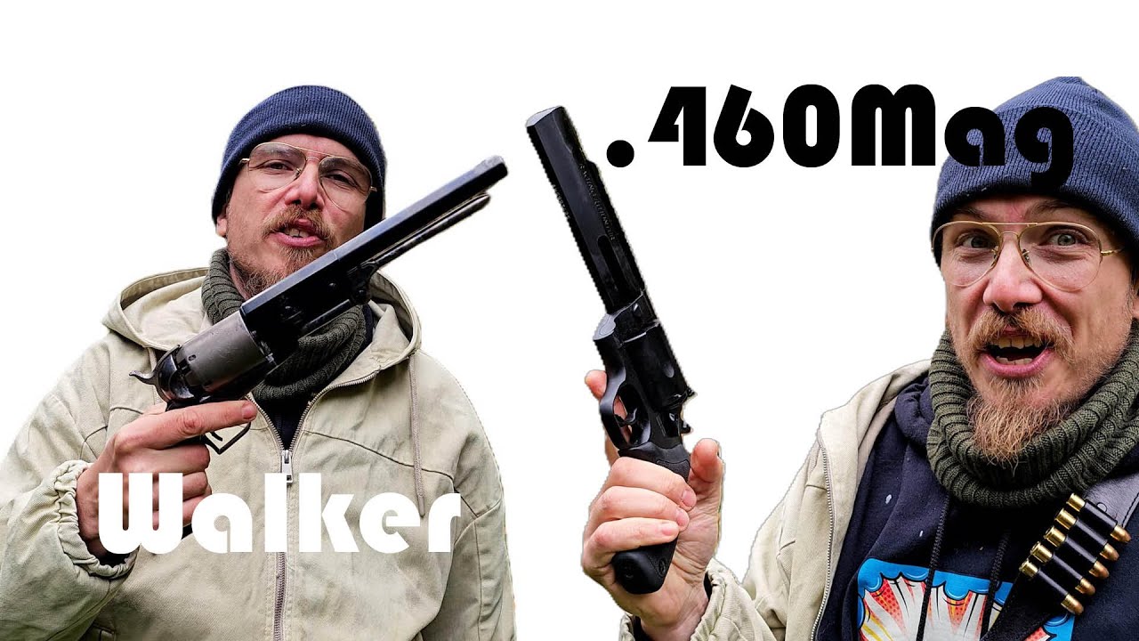 TAURUS Raging Hunter vs COLT Walker | MAGNUM vs CZARNY PROCH | CELNOŚĆ | ENERGIA  | ŻEL BALISTYCZNY