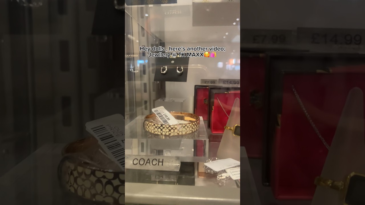 BOUJEE ON A BUDGET BOO😍🛍️ TK MAXX JEWLLERY #shopping #2023 #fashion #shorts #fyp